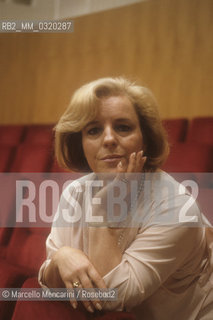 Hungarian mezzo-soprano Julia Hamari (about 1985) / JIl mezzosoprano Julia Hamari (1985 circa) - ©Marcello Mencarini/Rosebud2