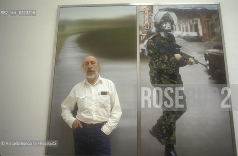 Venice Art Biennale 1993. British artist Richard Hamilton / Biennale Arte di Venezia 1993. Lartista inglese Richard Hamilton - ©Marcello Mencarini/Rosebud2