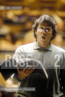 Rome, 1995. British operatic baritone Thomas Hampson / Roma, 1995. Il baritono Thomas Hampson - ©Marcello Mencarini/Rosebud2