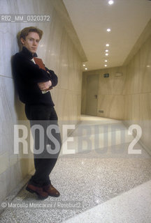 Milan, Piccolo Theater, 1999. British conductor Daniel Harding / Milano, Piccolo Teatro, 1999. Il direttore dorchestra Daniel Harding - ©Marcello Mencarini/Rosebud2