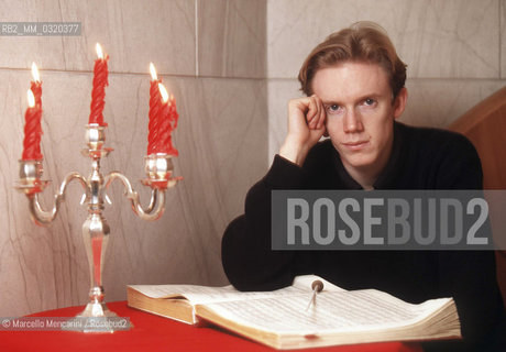 Milan, Piccolo Theater, 1999. British conductor Daniel Harding / Milano, Piccolo Teatro, 1999. Il direttore dorchestra Daniel Harding - ©Marcello Mencarini/Rosebud2