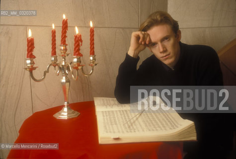 Milan, Piccolo Theater, 1999. British conductor Daniel Harding / Milano, Piccolo Teatro, 1999. Il direttore dorchestra Daniel Harding - ©Marcello Mencarini/Rosebud2