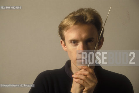 Milan, Piccolo Theater, 1999. British conductor Daniel Harding / Milano, Piccolo Teatro, 1999. Il direttore dorchestra Daniel Harding - ©Marcello Mencarini/Rosebud2