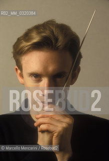 Milan, Piccolo Theater, 1999. British conductor Daniel Harding / Milano, Piccolo Teatro, 1999. Il direttore dorchestra Daniel Harding - ©Marcello Mencarini/Rosebud2