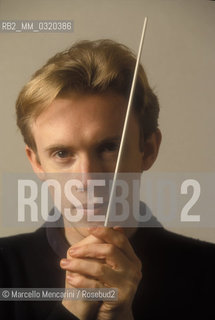 Milan, Piccolo Theater, 1999. British conductor Daniel Harding / Milano, Piccolo Teatro, 1999. Il direttore dorchestra Daniel Harding - ©Marcello Mencarini/Rosebud2