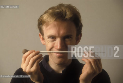 Milan, Piccolo Theater, 1999. British conductor Daniel Harding / Milano, Piccolo Teatro, 1999. Il direttore dorchestra Daniel Harding - ©Marcello Mencarini/Rosebud2