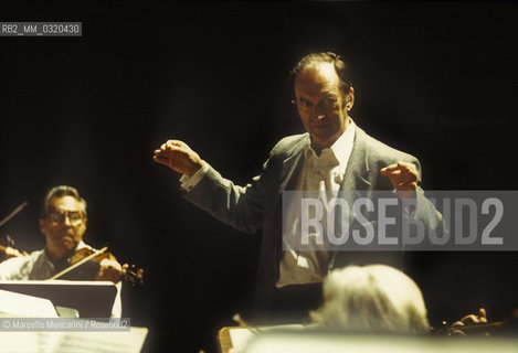 Rome, 1995, Austrian conductor Nikolaus Harnoncourt / Roma, 1995. Il direttore dorchestra Nikolaus Harnoncourt - ©Marcello Mencarini/Rosebud2