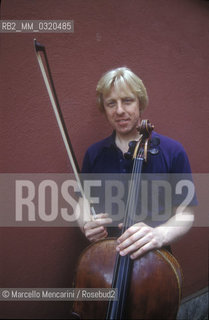 Swedish cellist Franz Helmerson, 1989 / Il violoncellista Franz Helmerson, 1989 - ©Marcello Mencarini/Rosebud2