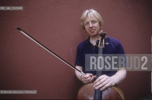 Swedish cellist Franz Helmerson, 1989 / Il violoncellista Franz Helmerson, 1989 - ©Marcello Mencarini/Rosebud2