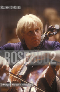 Swedish cellist Franz Helmerson, 1989 / Il violoncellista Franz Helmerson, 1989 - ©Marcello Mencarini/Rosebud2