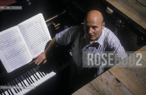 German composer Hans Werner Henze (1990) / Il compositore tedesco Hans Werner Henze (1990) - ©Marcello Mencarini/Rosebud2