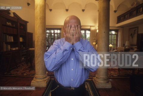 Marino (Rome), 1991. German composer Hans Werner Henze in his house / Marino (Roma), 1991. Il compositore Hans Werner Henze nella sua casa - ©Marcello Mencarini/Rosebud2