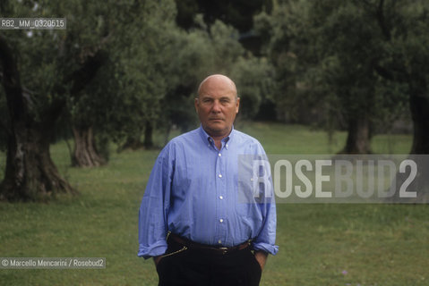 Marino (Rome), 1991. German composer Hans Werner Henze in the garden of his house / Marino (Roma), 1991. Il compositore Hans Werner Henze nel giardino della sua casa - ©Marcello Mencarini/Rosebud2