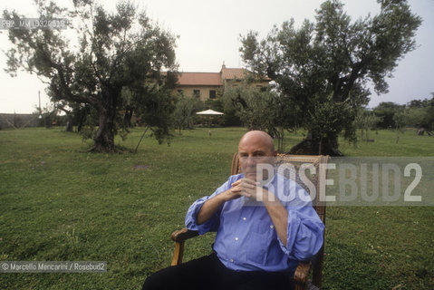 Marino (Rome), 1991. German composer Hans Werner Henze in the garden of his house / Marino (Roma), 1991. Il compositore Hans Werner Henze nel giardino della sua casa - ©Marcello Mencarini/Rosebud2