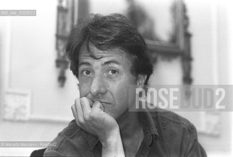 Venice film Festival 1986. American actor Dustin Hoffman / Mostra del Cinema di Venezia 1986. Lattore Dustin Hoffman - ©Marcello Mencarini/Rosebud2