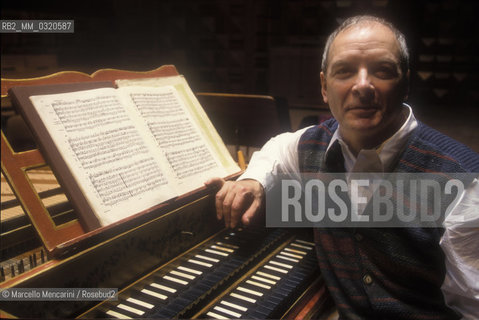 Rome, 1995. British conductor and harpsichordist Christopher Hogwood / Roma, 1995. Il direttore dorchestra e clavicembalista inglese Christopher Hogwood - ©Marcello Mencarini/Rosebud2