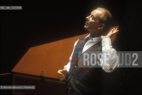 Rome, 1995. British conductor and harpsichordist Christopher Hogwood / Roma, 1995. Il direttore dorchestra e clavicembalista inglese Christopher Hogwood - ©Marcello Mencarini/Rosebud2