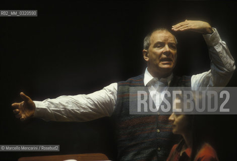 Rome, 1995. British conductor and harpsichordist Christopher Hogwood / Roma, 1995. Il direttore dorchestra e clavicembalista inglese Christopher Hogwood - ©Marcello Mencarini/Rosebud2