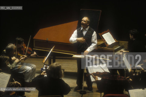 Rome, 1995. British conductor and harpsichordist Christopher Hogwood / Roma, 1995. Il direttore dorchestra e clavicembalista inglese Christopher Hogwood - ©Marcello Mencarini/Rosebud2