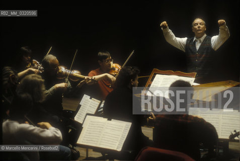 Rome, 1995. British conductor and harpsichordist Christopher Hogwood / Roma, 1995. Il direttore dorchestra e clavicembalista inglese Christopher Hogwood - ©Marcello Mencarini/Rosebud2