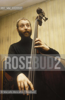 British jazz double bassist and composer Dave Holland (about 1985) / Dave Holland, contrabbassista e compositore jazz (1985 circa) - ©Marcello Mencarini/Rosebud2