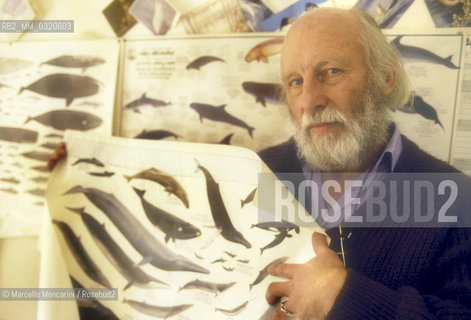 British marine biologist and whale expert, Sidney Holt (1987) / Sidney Holt, biologo marino esperto di balene (1987) - ©Marcello Mencarini/Rosebud2