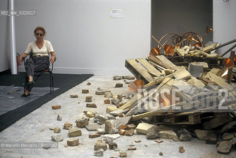 Venice Art Biennale 1999. German artist Rebecca Horn / Biennale Arte di Venezia 1999. Lartista tedesca Rebecca Horn - ©Marcello Mencarini/Rosebud2