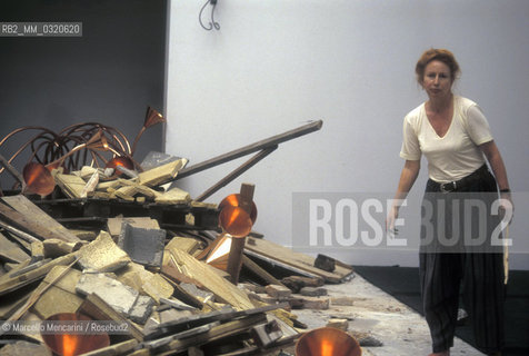 Venice Art Biennale 1999. German artist Rebecca Horn / Biennale Arte di Venezia 1999. Lartista tedesca Rebecca Horn - ©Marcello Mencarini/Rosebud2