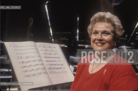 American mezzo-soprano Marilyn Horne (about 1985) / Il mezzosoprano Marilyn Horne (1985 circa) - ©Marcello Mencarini/Rosebud2