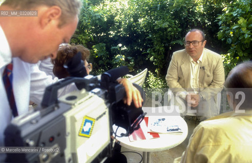 Venice Lido, Venice Film Festival 1988. British actor Bob Hoskins / Lido di Venezia, Mostra del Cinema di Venezia 1988. Lattore Bob Hoskins - ©Marcello Mencarini/Rosebud2