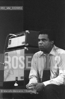 Rome, about 1985. American jazz trumpeter Freddie Hubbard / Roma, 1985 circa. Il trombettista jazz Freddie Hubbard - ©Marcello Mencarini/Rosebud2