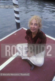 Italian actress Iaia Forte at Venice Film Festival 1995 / Lattrice Iaia Forte alla Mostra del Cinema di Venezia 1995 - ©Marcello Mencarini/Rosebud2