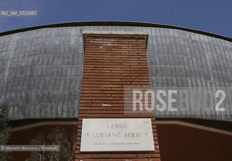 Roma, Auditorium Parco della Musica 2014. Largo Luciano Berio - ©Marcello Mencarini/Rosebud2