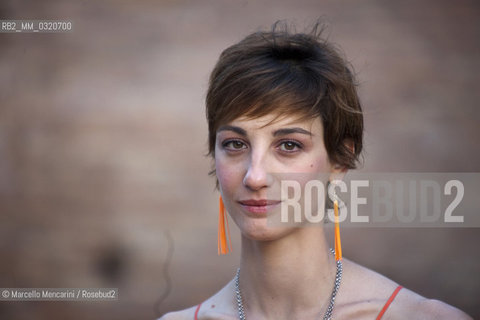 Festival of Literatures, Rome 2012. Italian actress Francesca Inaudi / Festival Letterature, Roma 2012. Lattrice Francesca Inaudi - ©Marcello Mencarini/Rosebud2