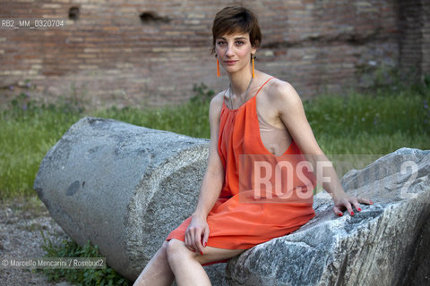 Festival of Literatures, Rome 2012. Italian actress Francesca Inaudi at the Basilica of Maxentius / Festival Letterature, Roma 2012. Lattrice Francesca Inaudi nella Basilica di Massenzio - ©Marcello Mencarini/Rosebud2