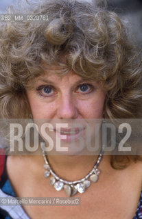 Venice, 1984. American writer Erica Jong, member of Venice Film Festival jury / Venezia, 1984. La scrittrice Erica Jong, membro della giuria della Mostra del Cinema - ©Marcello Mencarini/Rosebud2