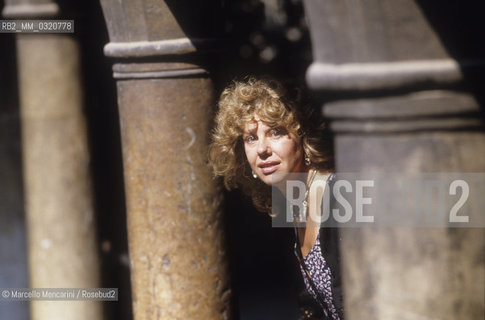 Venice, 1984. American writer Erica Jong, member of Venice Film Festival jury / Venezia, 1984. La scrittrice Erica Jong, membro della giuria della Mostra del Cinema - ©Marcello Mencarini/Rosebud2