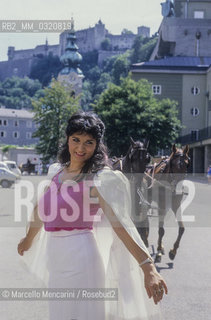 Salzburg, 1989. Italian soprano and dubbing actress Fiamma Izzo DAmico / Salisburgo, 1989. Fiamma Izzo DAmico, soprano e doppiatrice - ©Marcello Mencarini/Rosebud2