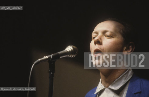 British pop-jazz-rock musician Joe Cocker (about 1985) / Il musicista pop-jazz-rock Joe Cocker (1985 circa) - ©Marcello Mencarini/Rosebud2