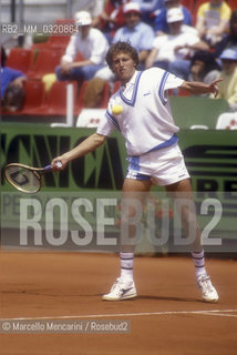 Rome, 1987. Argentine tennis player Martin Jaite / Roma, 1987. Il tennista argentino  Martin Jaite - ©Marcello Mencarini/Rosebud2