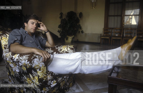 Venice Lido, Venice Film Festival 1983. American actor John James / Lido di venezia, Mostra del Cinema di Venezia 1983. Lattore John James - ©Marcello Mencarini/Rosebud2