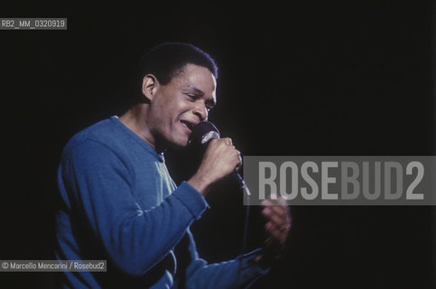 American jazz-pop singer Al Jarreau (about 1985) / Il csntante Al Jarreau - ©Marcello Mencarini/Rosebud2