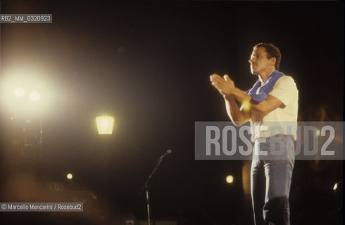 Rome, 1983. American pianist Keith Jarrett / Roma, 1983. Il pianista Keith Jarrett - ©Marcello Mencarini/Rosebud2