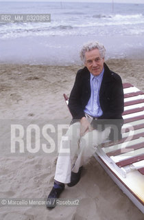 Venice Lido, Venice Film Festival 1984. Swedish actor Erland Josephson, member of jury / Lido di Venezia, Mostra del Cinema di Venezia 1984. Lattore Erland Josephson, membro della giuria - ©Marcello Mencarini/Rosebud2