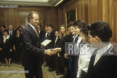 Palace of Zarzuela (Madrid). King Juan Carlos of Spain (1989) / Palazzo della Zarzuela (Madrid). Il re Juan Carlos di Spagna (1989) - ©Marcello Mencarini/Rosebud2