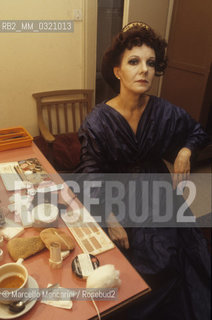 Bulgarian-Italian soprano Raina Kabaivanska (1981) / Il soprano Raina Kabaivanska (1981) - ©Marcello Mencarini/Rosebud2