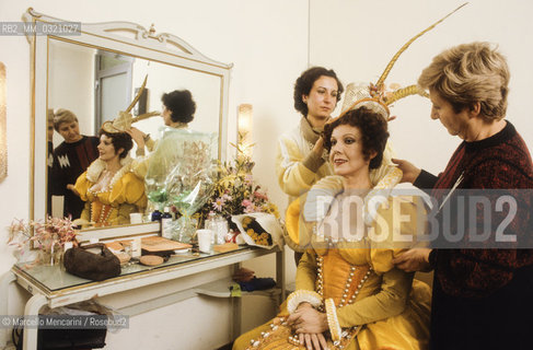 Opera singer Raina Kabaivanska, about 1980 / La cantante lirica Raina Kabaivanska, 1980 circa - ©Marcello Mencarini/Rosebud2