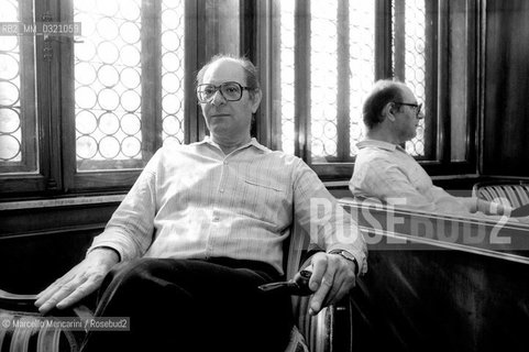 Venice, 1982. German-Argentinian composer Mauricio Kagel / Venezia, 1982. Il compositore Mauricio Kagel - ©Marcello Mencarini/Rosebud2