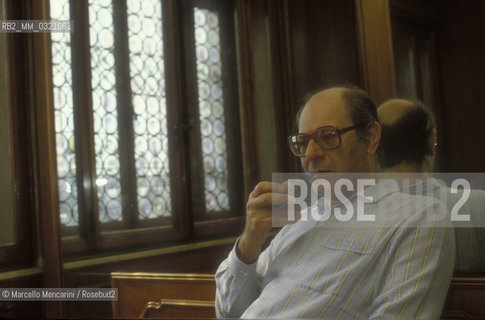 Venice, 1982. German-Argentinian composer Mauricio Kagel / Venezia, 1982. Il compositore Mauricio Kagel - ©Marcello Mencarini/Rosebud2