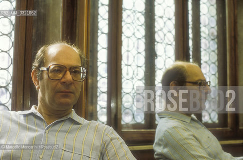 Venice, 1982. German-Argentinian composer Mauricio Kagel / Venezia, 1982. Il compositore Mauricio Kagel - ©Marcello Mencarini/Rosebud2